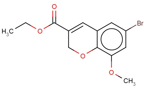 6-BROMO-8-METHOXY-2H-CHROMENE-3-CARBOXYLIC ACID ETHYL ESTER